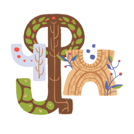 Заставка к главе в детской истории про буквы