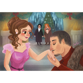 Выход Гермионы на Святочном Балу