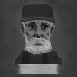 Портрет главного героя для графического романа