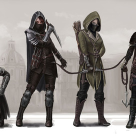 Концепт арт персонажей