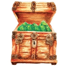 Сундук с изумрудами