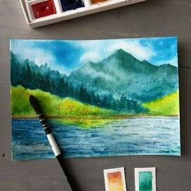 Горное озеро