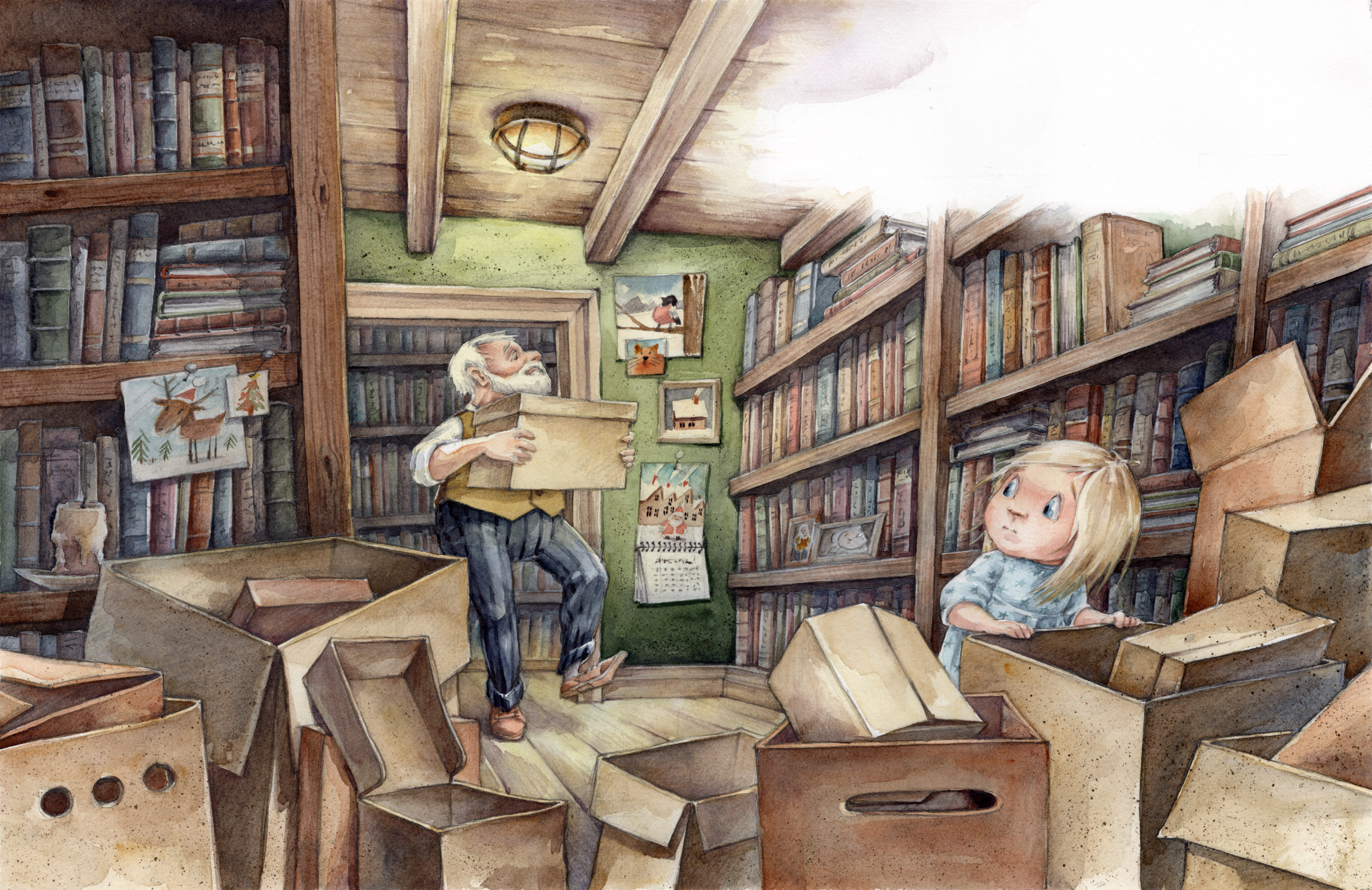 Книжная лавочка для мышки