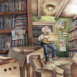 Книжная лавочка для мышки