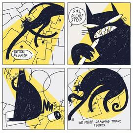 Комикс про жизнь художницы