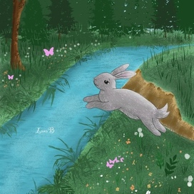 Прыжок через речку