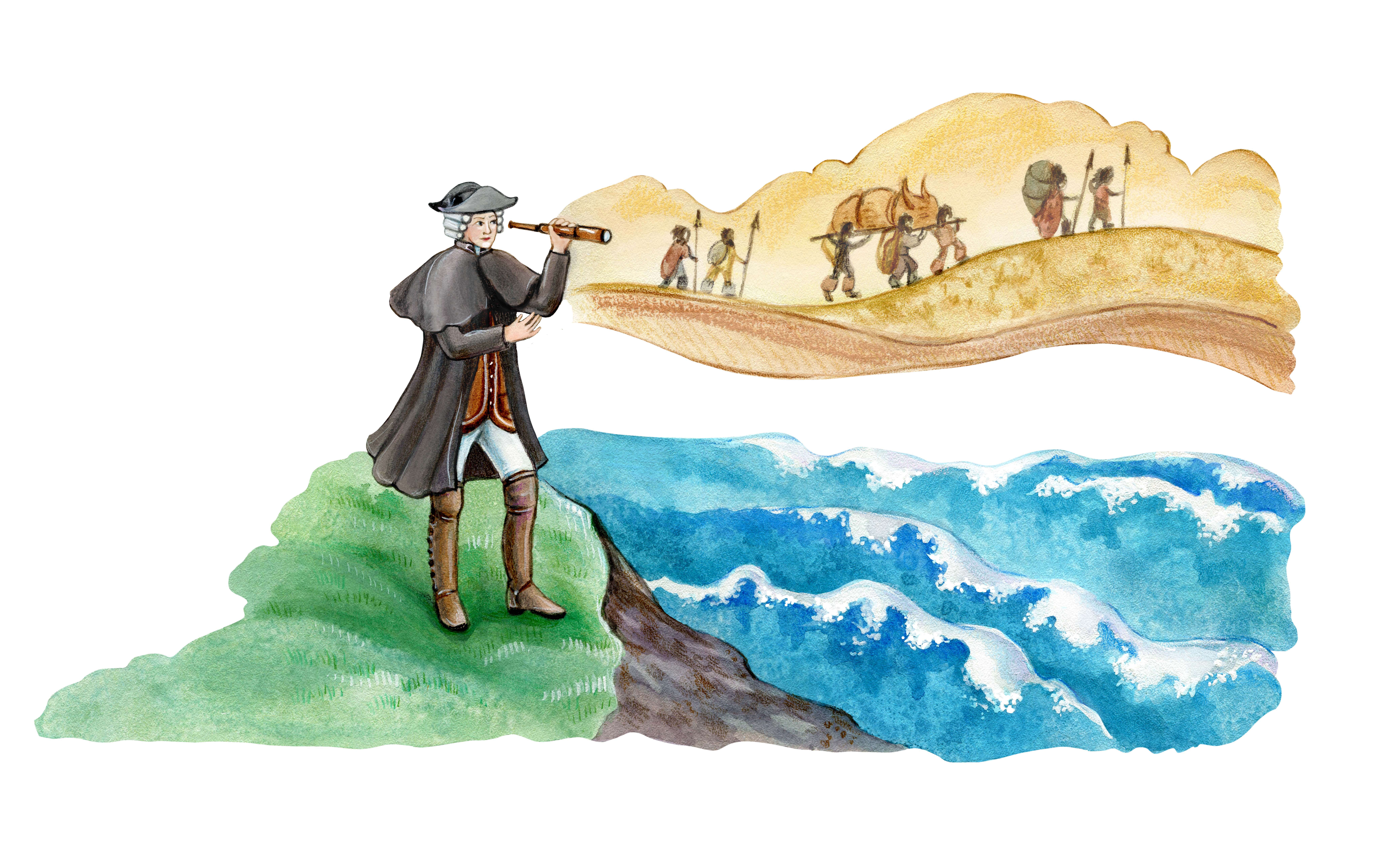 Степан Крашенинников на Камчатке