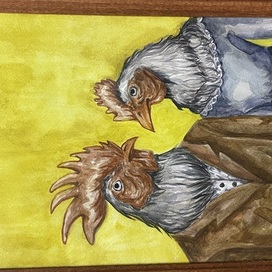 акварель арт на заказ 