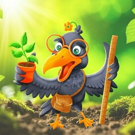 Ворон-садовник