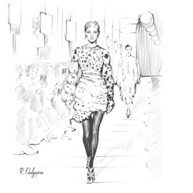 Редакционная fashion-иллюстрация для digital-журнала