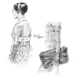 Редакционная fashion-иллюстрация для digital-журнала