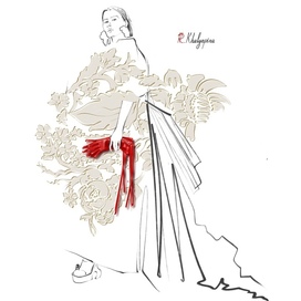 Редакционная fashion-иллюстрация для digital-журнала