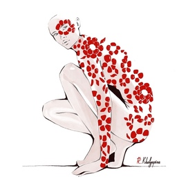 Редакционная fashion-иллюстрация для digital-журнала