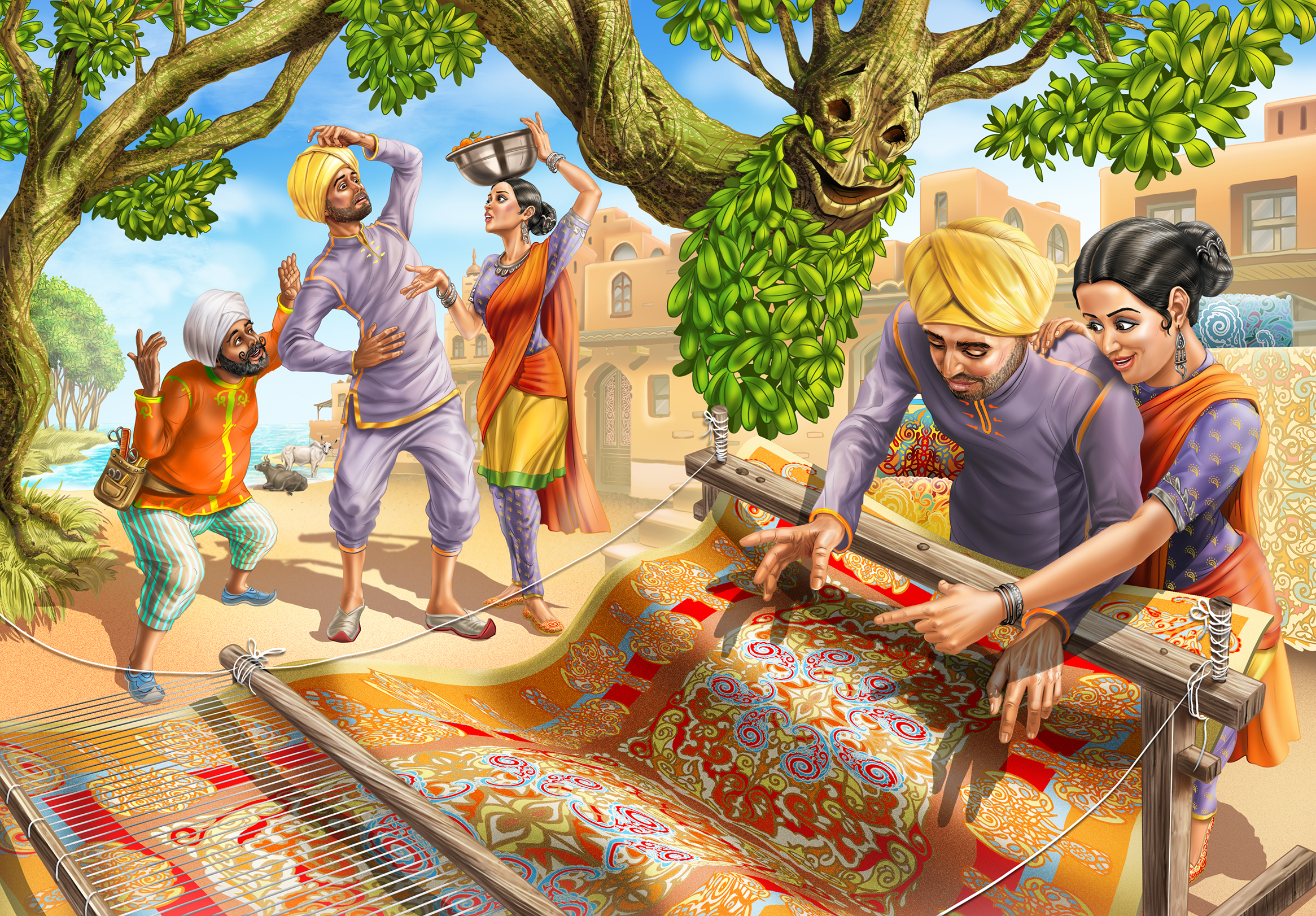 Индийский ковровщик