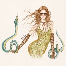 Коммерческая fashion-иллюстрация