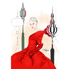 Коммерческая fashion-иллюстрация