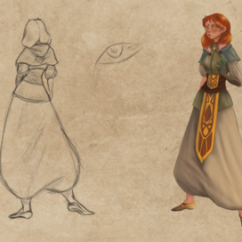 Разработка дизайна персонажей