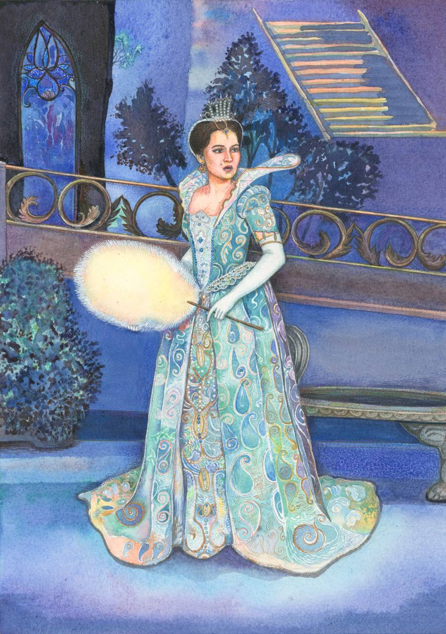 Иллюстрация к книге «Удивительные девочки России»