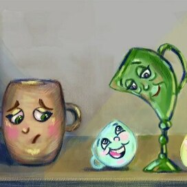 Иллюстрация книжная разворот