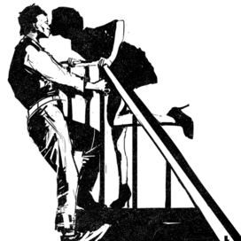 Поцелуй на крыльце