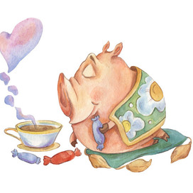 Дома в морозы особенно прекрасно