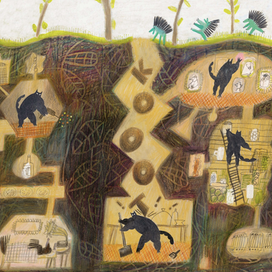 Иллюстрация для книги "Сильный кот"