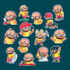 стикеры 2 тг