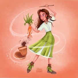 Волшебница-садовница