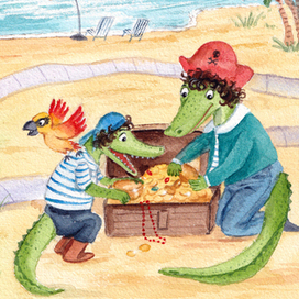 Английская азбука, буквы S и T