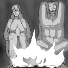 Отдых у костра (S.T.A.L.K.E.R OC)