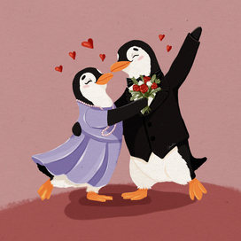 Влюбленные пингвины
