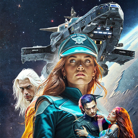 Эскиз обложки к роману 