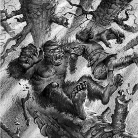 Иллюстрация к произведению Н. Перумова "Гибель богов"