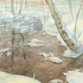 Этюд "Февраль"