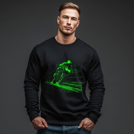 Мужской принт "Скорость 2" для печати на толстовке, худи, свитшоте, футболке, майке