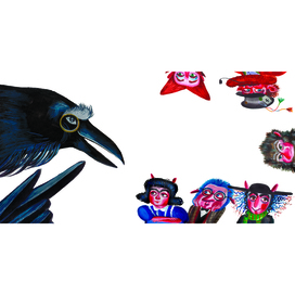 Ворон и домовые 