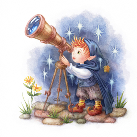 Гномик-звездочет