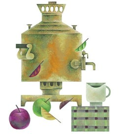 Самовар для компании "Нитка"