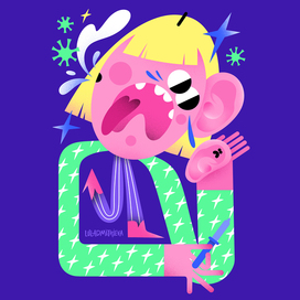 Автопортрет на тему болезни