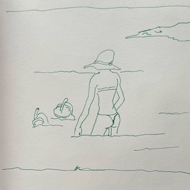 Женщина и двое аквалангистов 