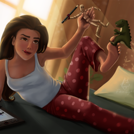 Художник за работой