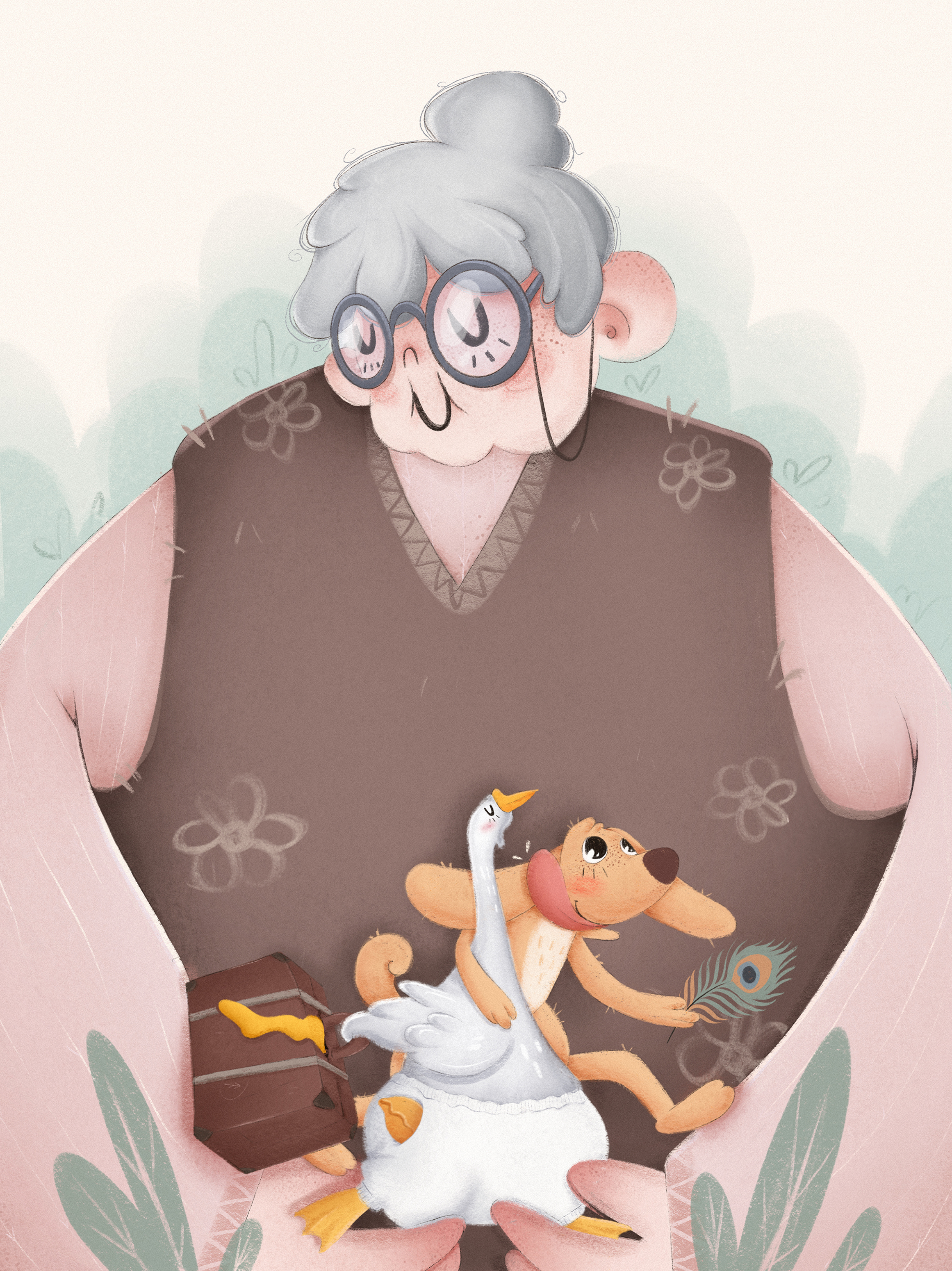 Жили у бабы Тоси