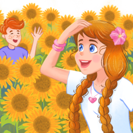 Прятки в подсолнухах