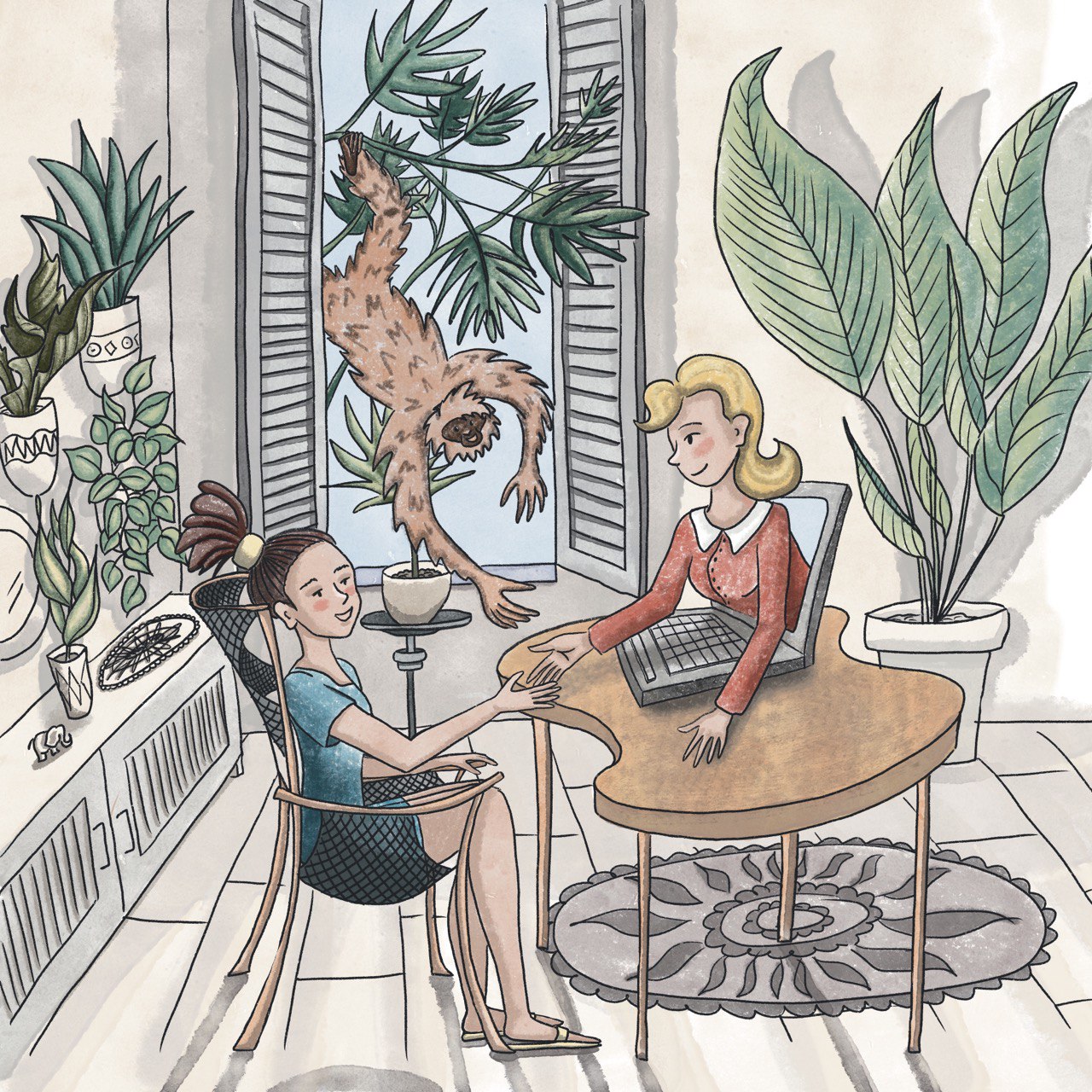 Обложка журнала с тематикой удаленной работы и собеседований