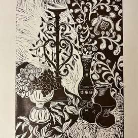 Натюрморт с подсвечником 