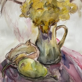 Натюрморт с бессмертником