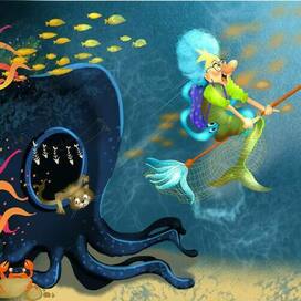 мермей русские сказки.баба Яга