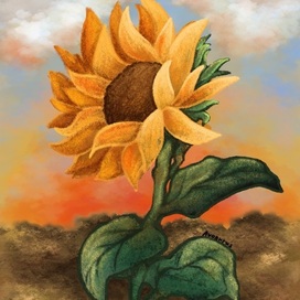 Иллюстрация. Четыре стихии. Земля. 