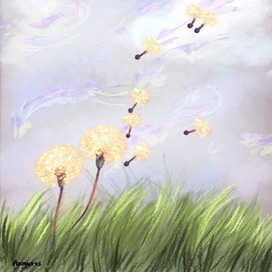 Иллюстрация. Четыре стихии. Воздух. 