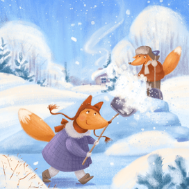 Эх зимушка, зима! Зима снежная была!